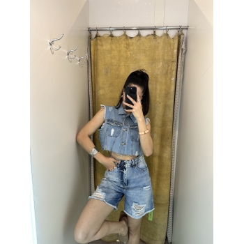 Short Jeans Bia